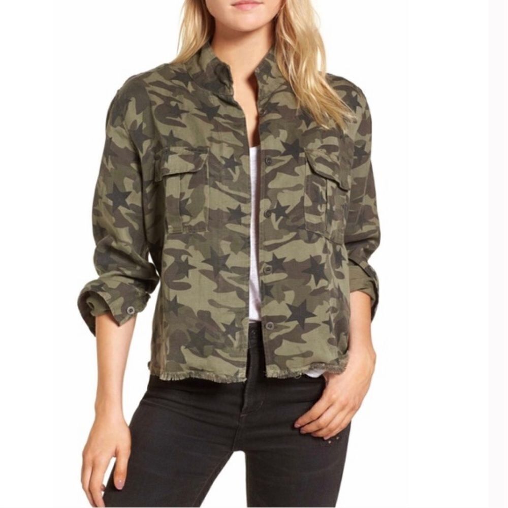 Rails Hendrick Star Camo Military Jacket S